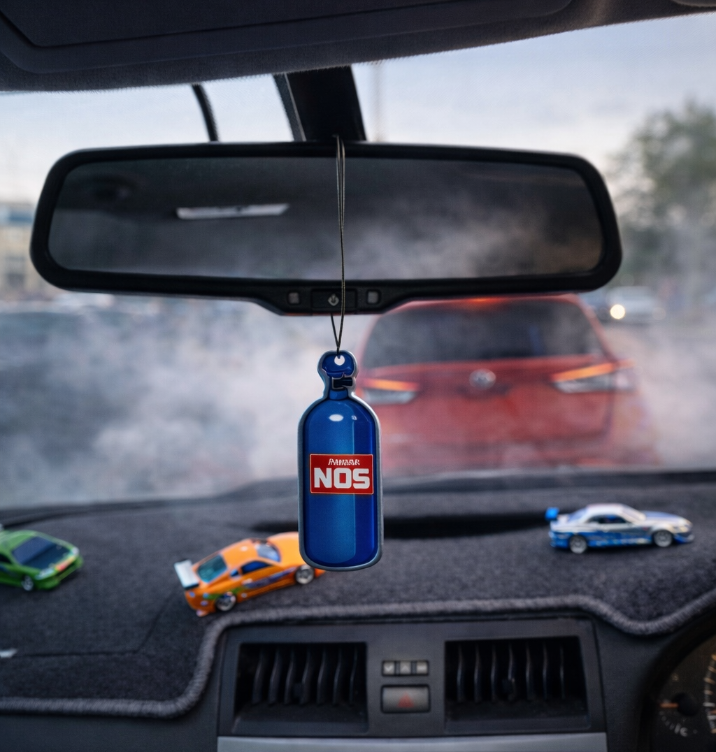 nos bottle hanging air freshener